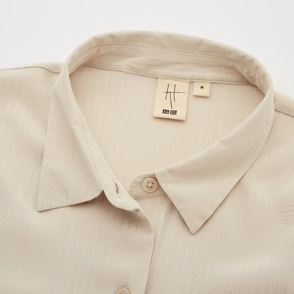 NWT HANA TAJIMA BLACK RAYON LONG-SLEEVE DRESS - Picture 3 of 12